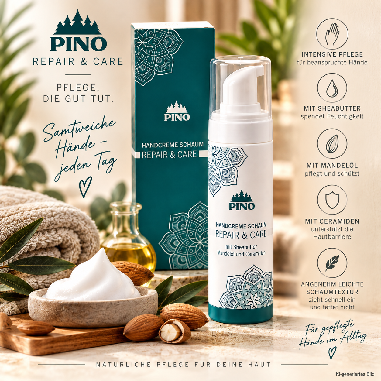 PINO Handcreme Schaum